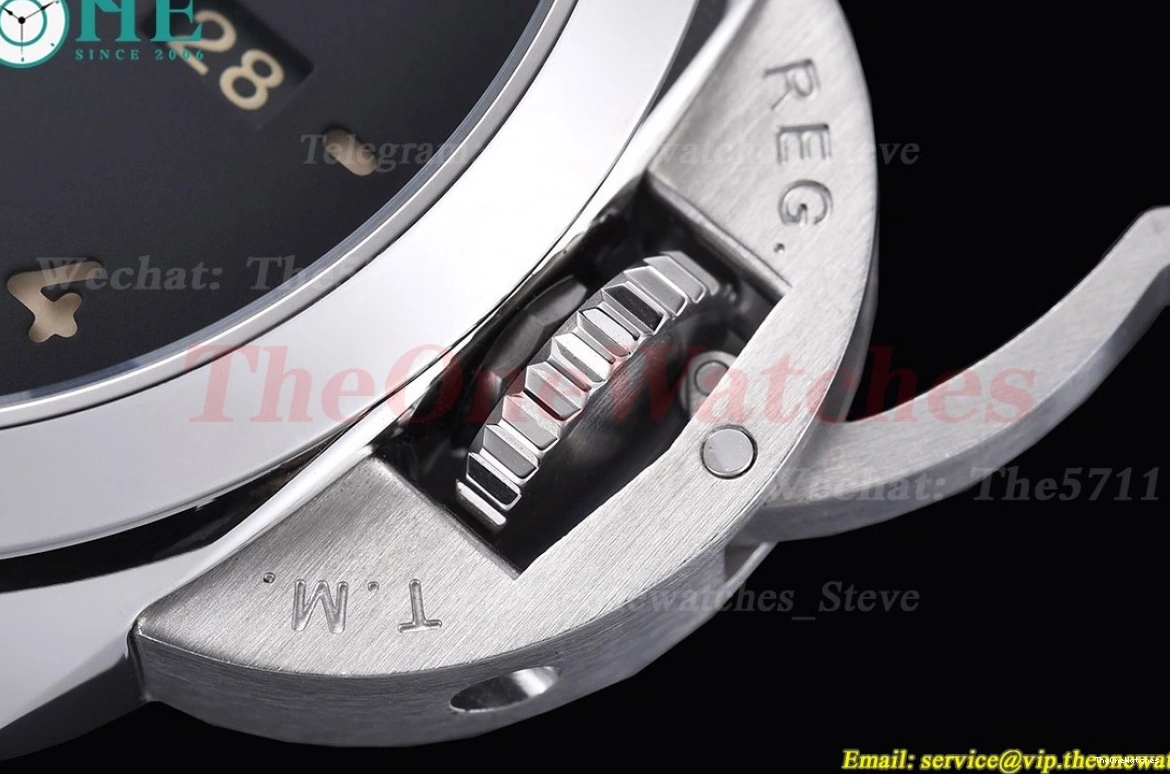 44mm Black SS Luminor LE TTF Marina P9010 PAM732 Dial 0512